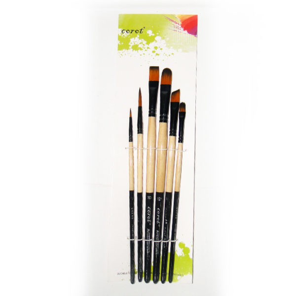 Corot Artist Mixed Paintbrush Set
