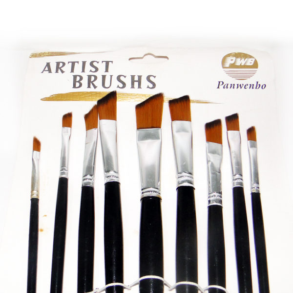 Panwenbo Artist Angle PaintBrush Set
