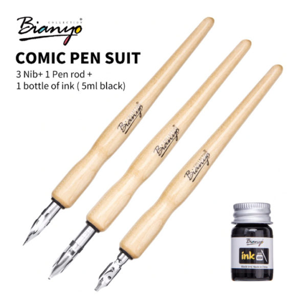 Bianyo Comic Dip Pen Calligraphy Suit