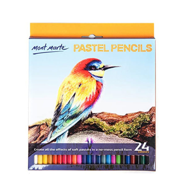 24pcs Mont Marte Pastel Pencils Set