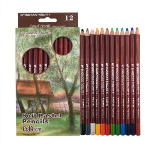 EP Engross Penart 12pcs Soft Pastel Pencils