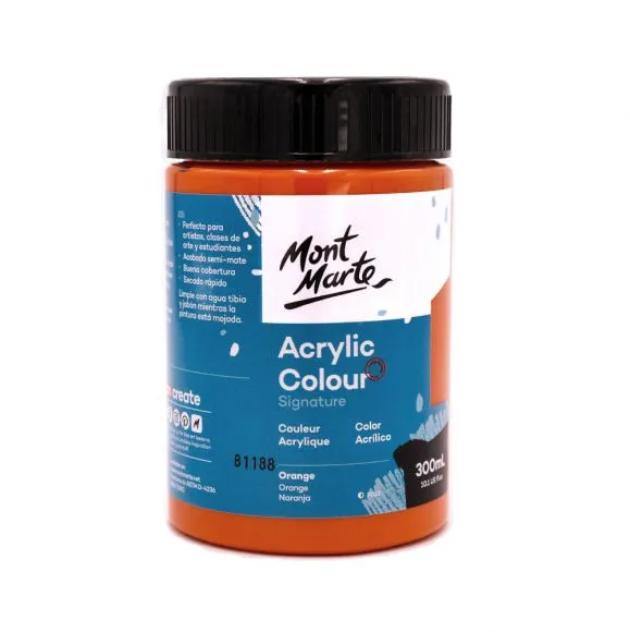 Mont Marte Acrylic Color orange 300ml
