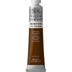 Winsor and Newton Winton oil color- burnt umber