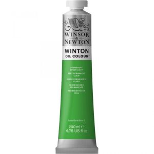 Winsor and Newton Winton Oil Color- Permanent Green Light