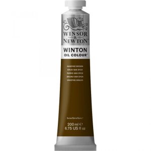 Winsor and Newton Winton Oil Color- Vandyke Brown 200ml