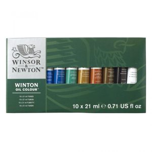 Winsor And Newton Winton Oil Color 10x21ml Tube Set