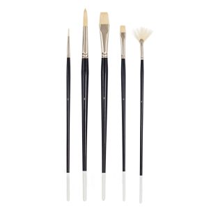 Sinoart Artist Bristle Brush Set of 5