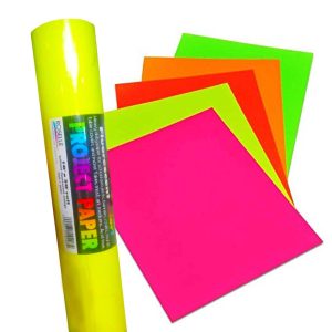 10x30' Roll Roselle Project Paper - Fluorescent Colors