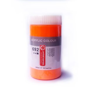 Shello Artist Series Acrylic Color- Neon Orange