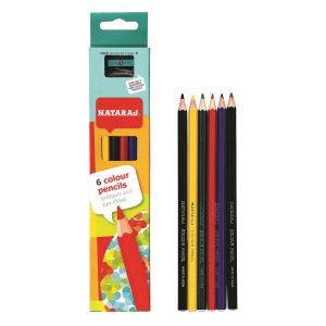 Nataraj 6Pcs Colored Pencils