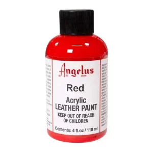 Angelus Red Acrylic Leather Paint | 118ml