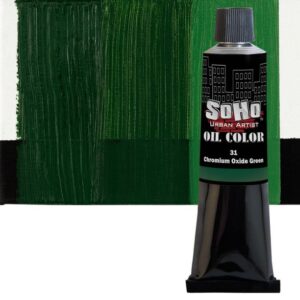 Soho 170ml Urban Artist Oil Color- Chromium Oxide Green